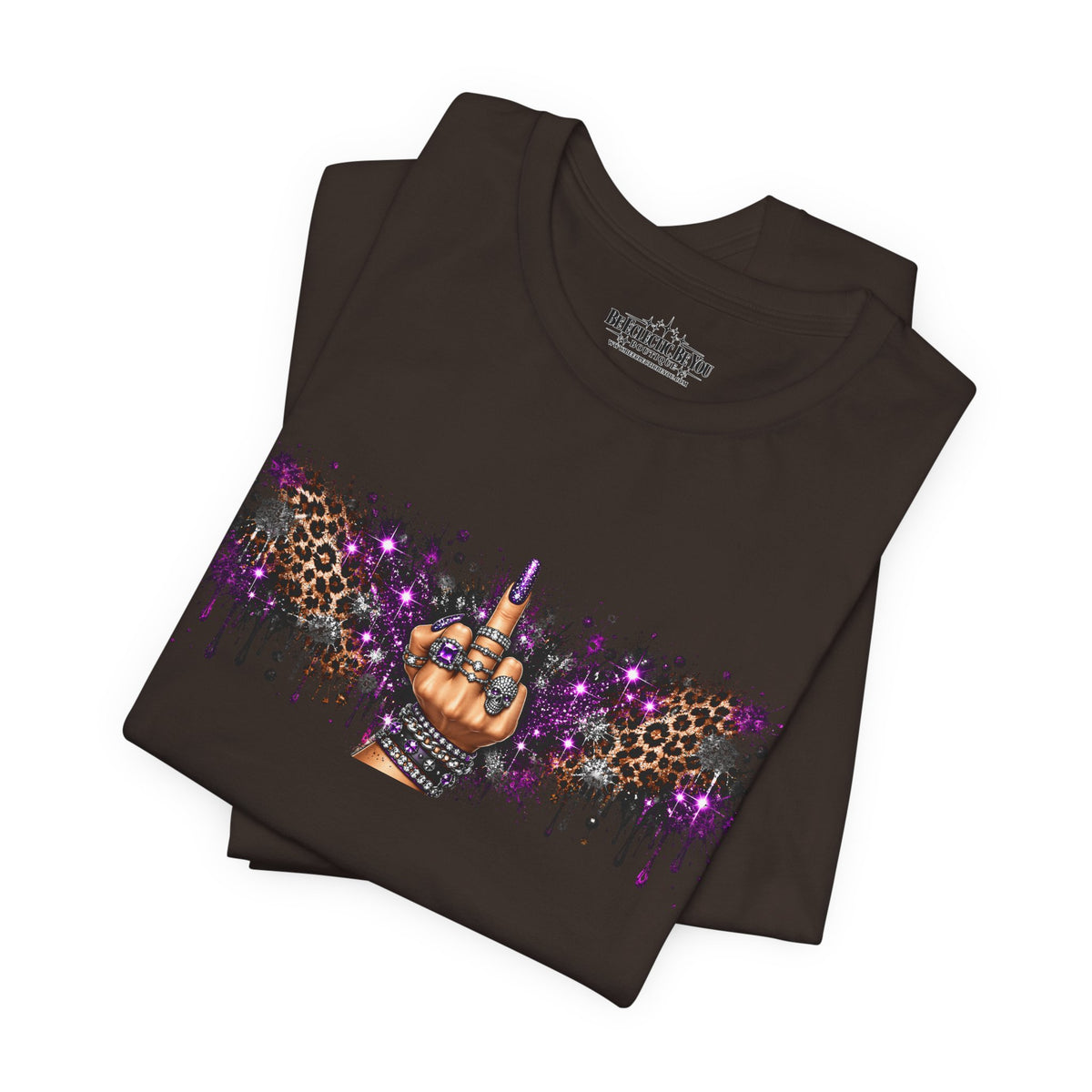 Rude Finger Graphic T-Shirt