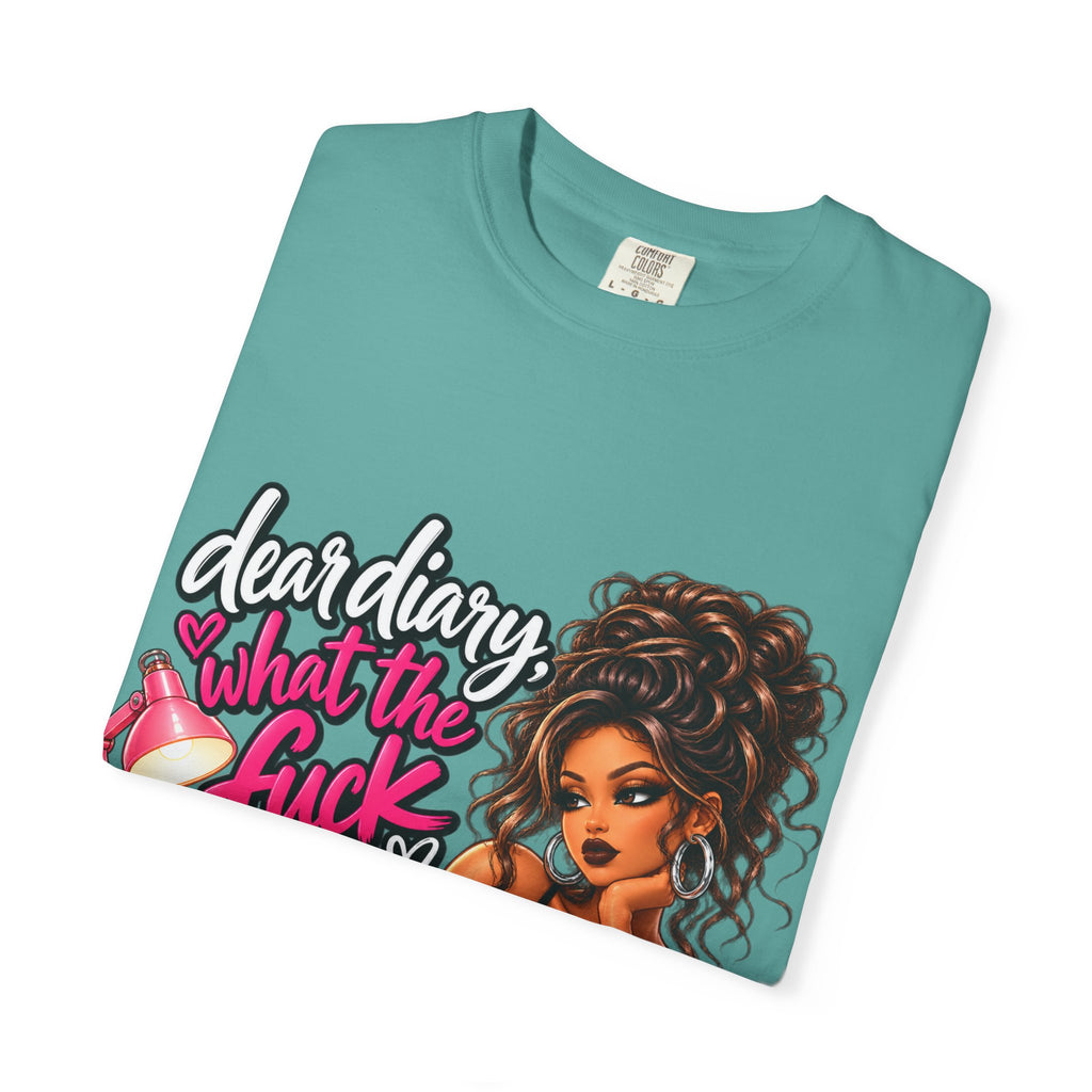 Diary Tee — “Dear Diary, What the F***” Graphic T-Shirt