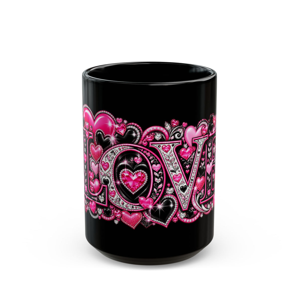 Love Black Mug (11oz, 15oz)