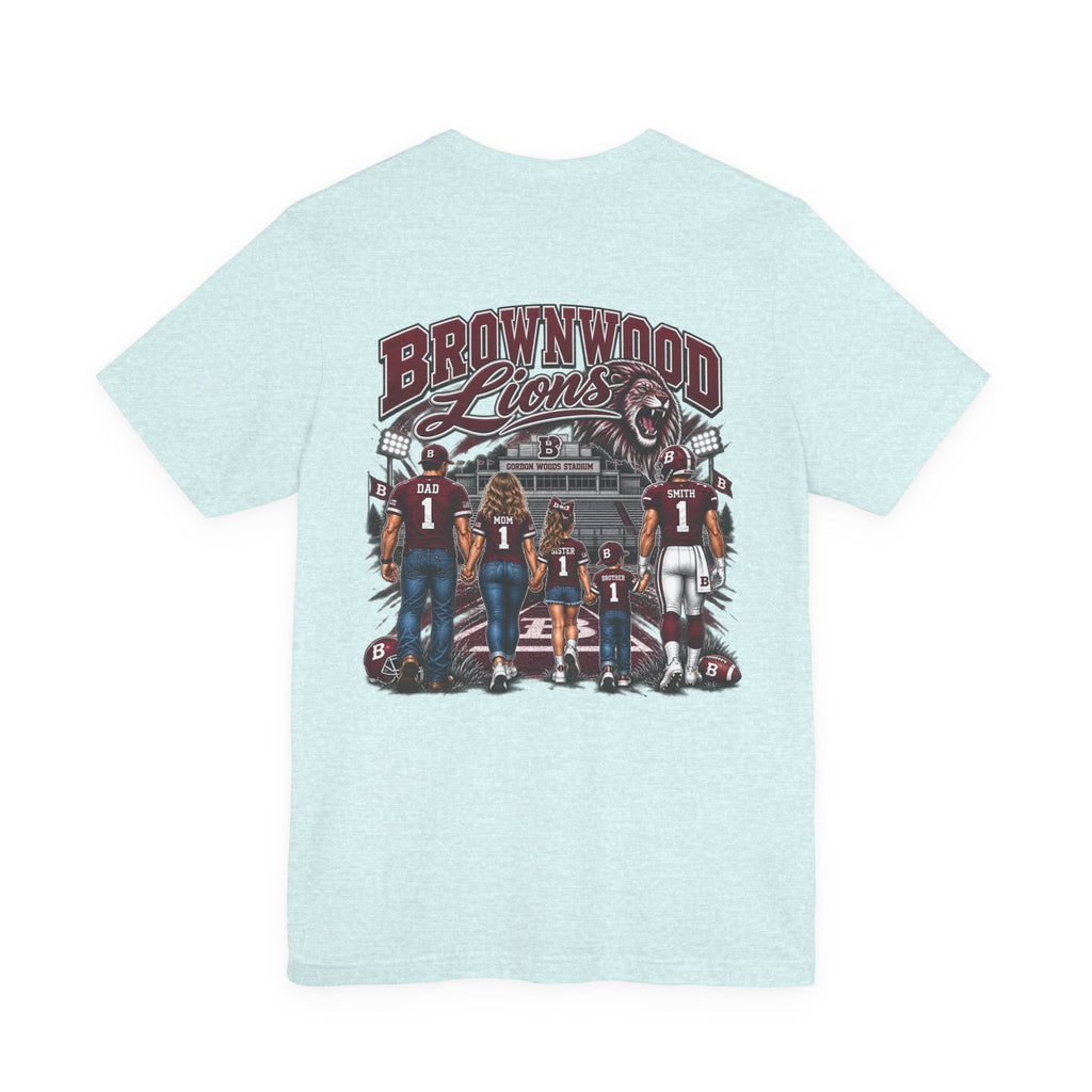 Brownwood Lions Family Football Graphic T-Shirt