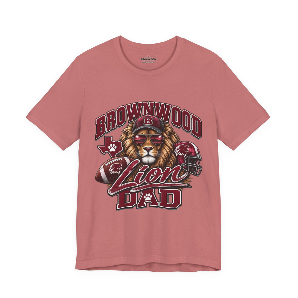 Brownwood Lion Dad Graphic T-Shirt
