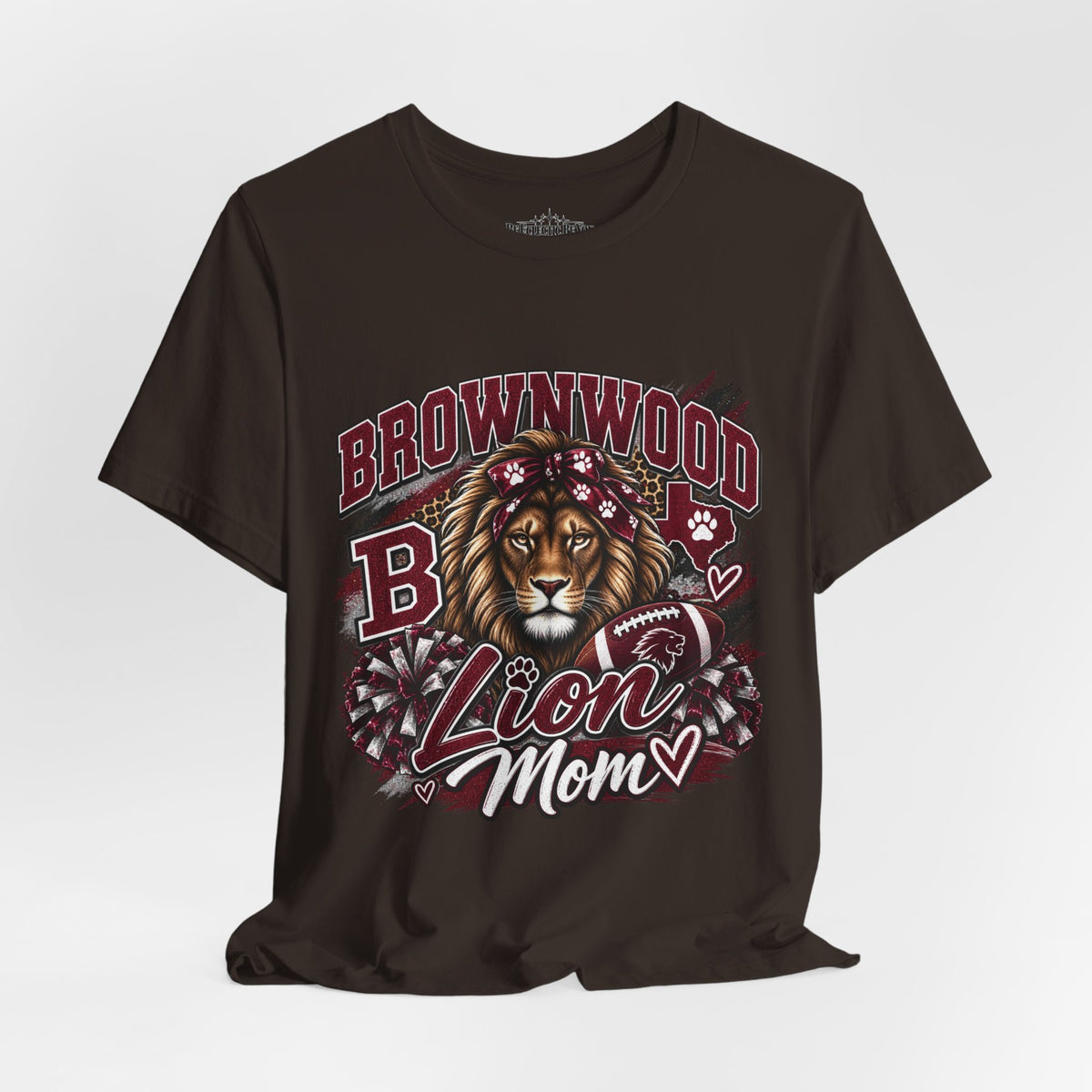 Brownwood B Lion Mom Graphic Tee