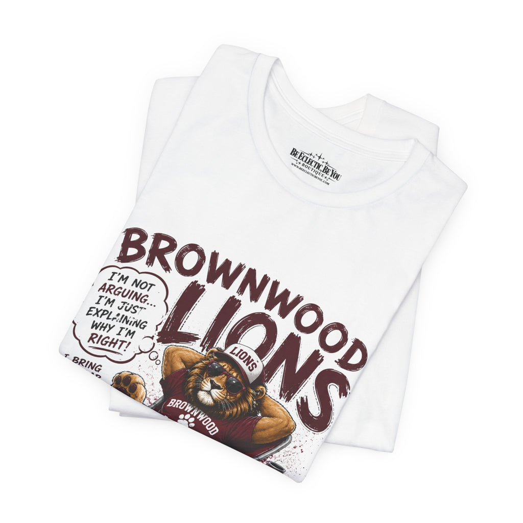 Brownwood Lions Can’t Hide Our Pride Graphic T-Shirt