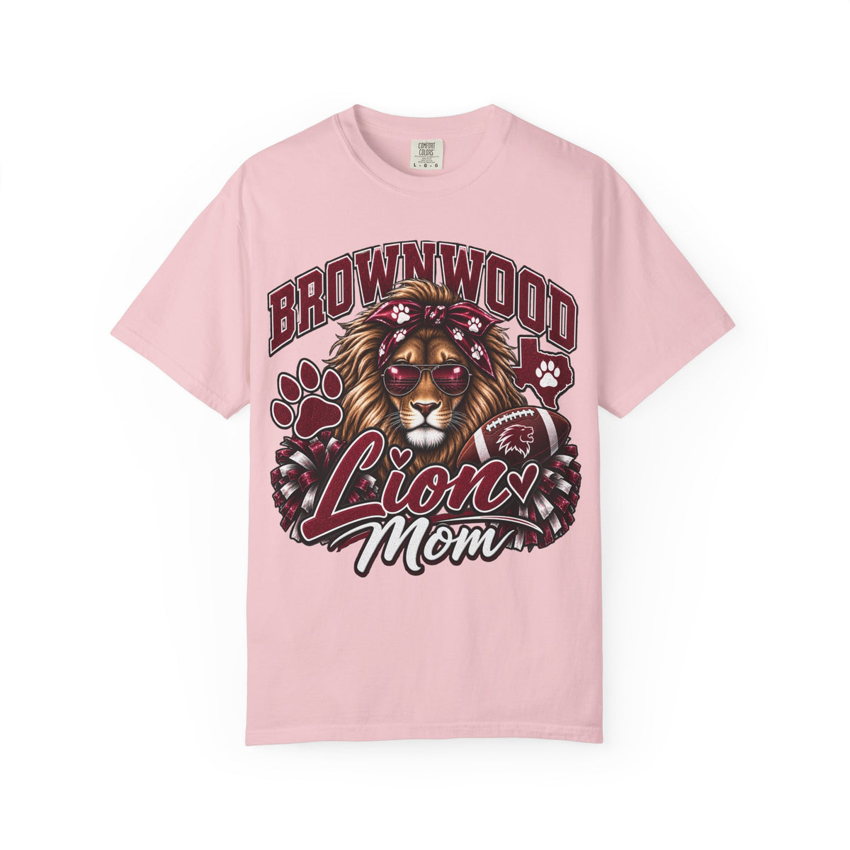 Brownwood Lions Mom T-shirt