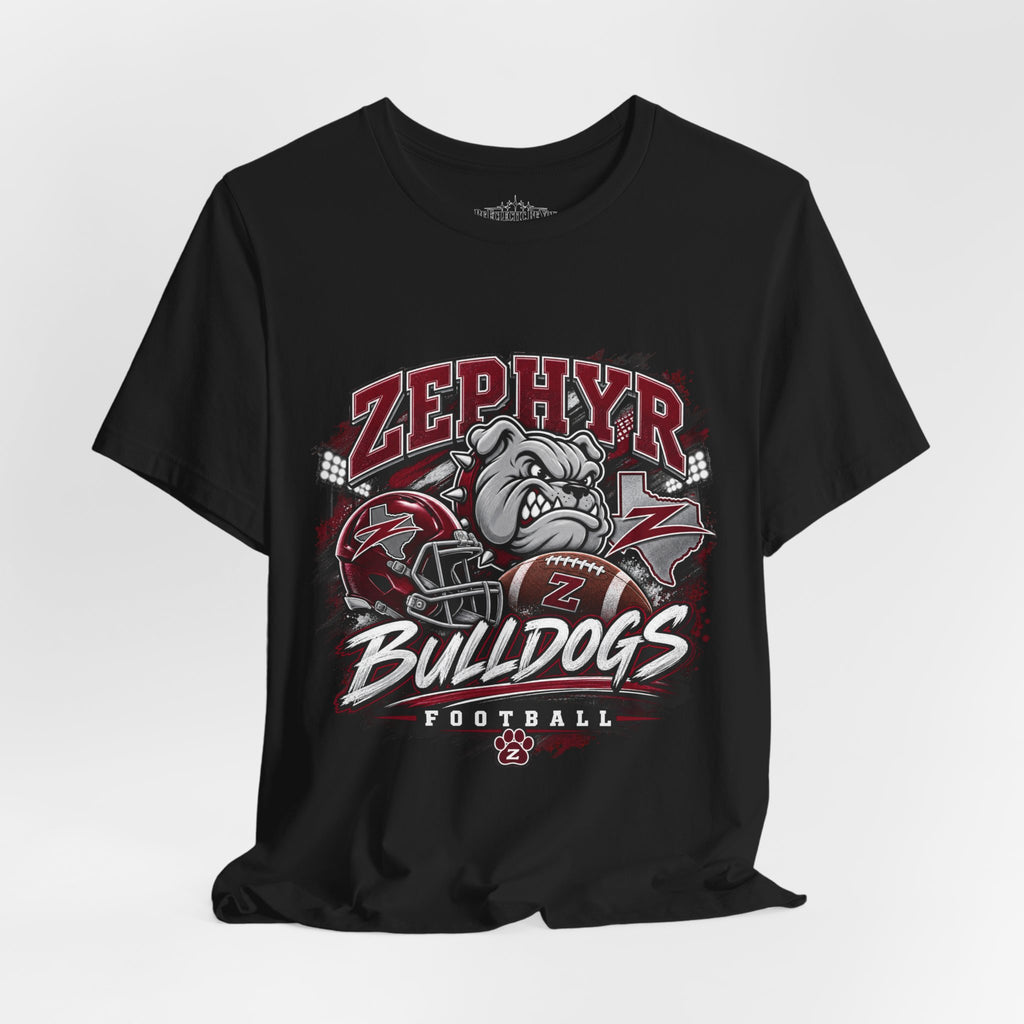 Zephyr Bulldogs Football Graphic Tee