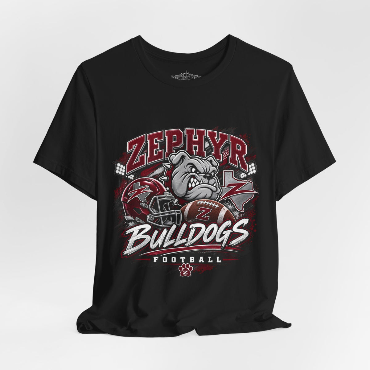 Zephyr Bulldogs Football Graphic Tee
