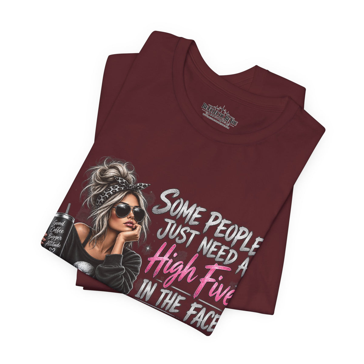 Some People Just Need a High Five in the Face with a Chair Graphic T-Shirt