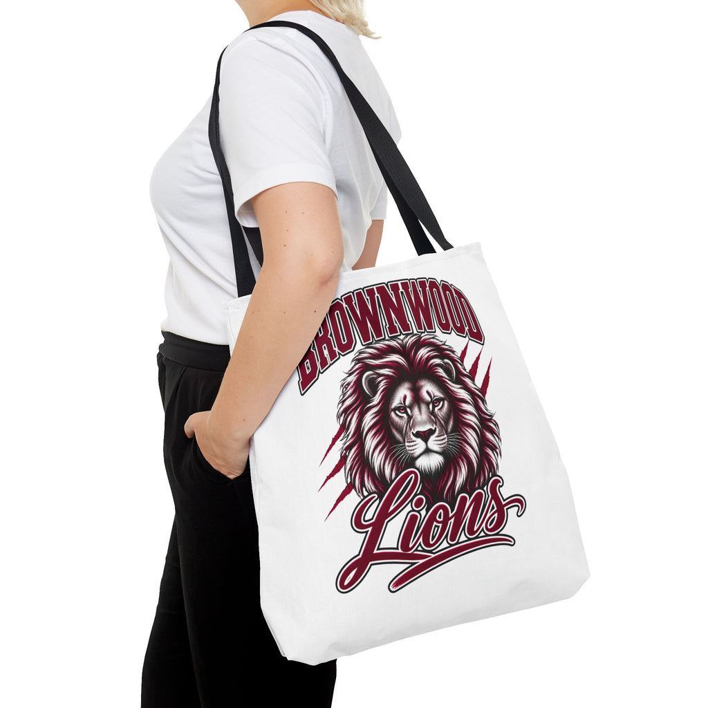 Brownwood Lions Tote Bag – School Mascot Lion Shopper
