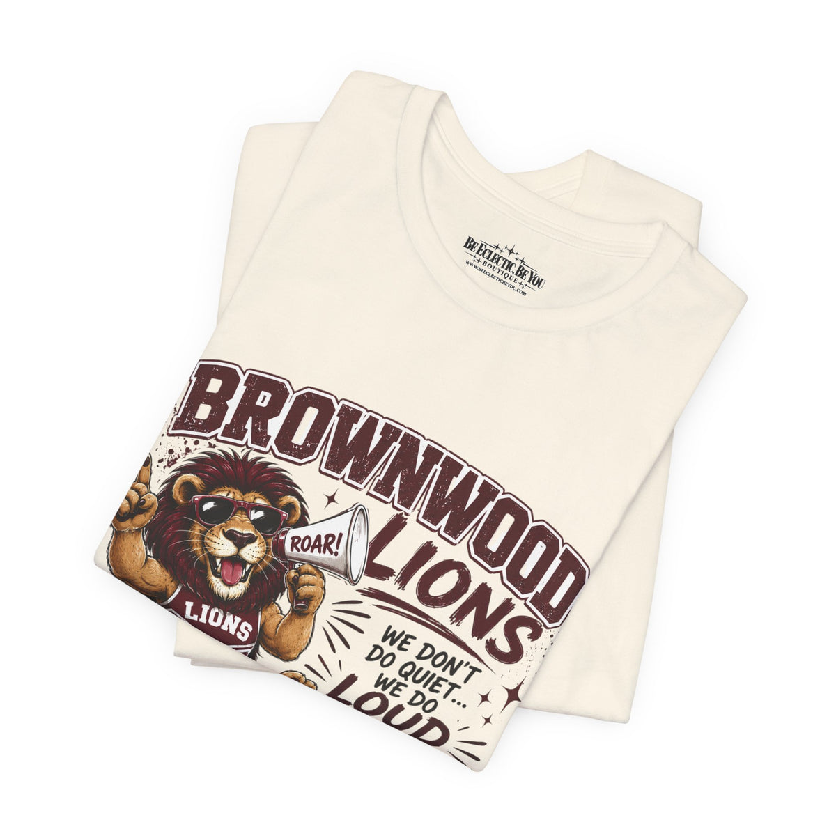 Brownwood Lions Team Spirit Cheer Jersey Tee
