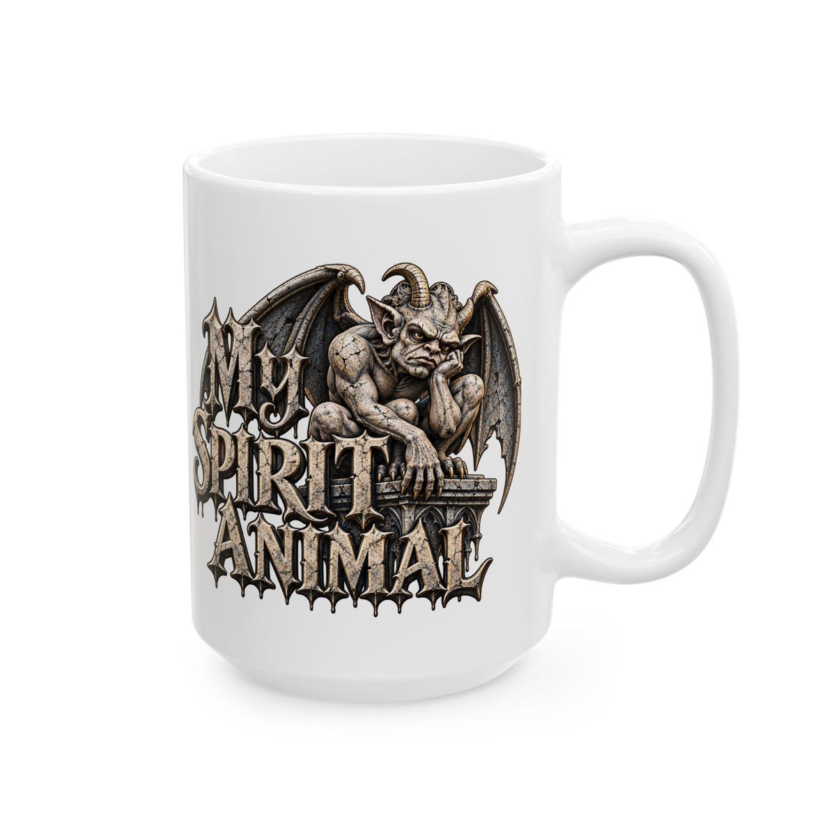 Medieval Fantasy Gargoyle Mug