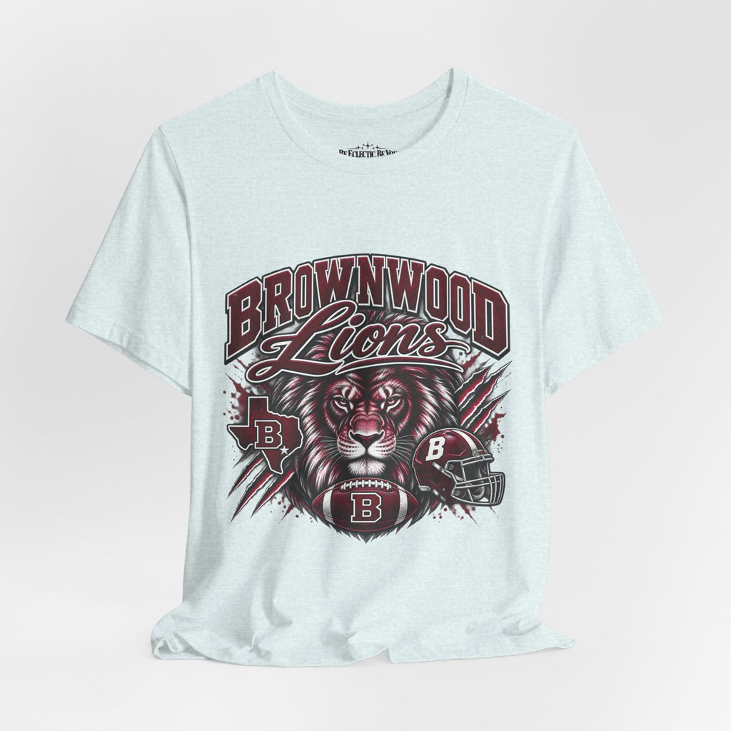 Brownwood Lions Mascot Jersey T-Shirt