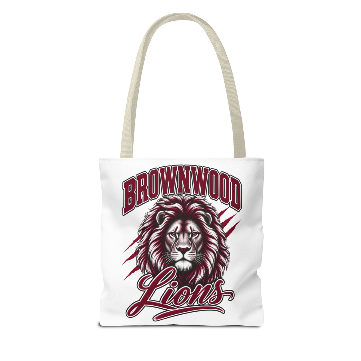 Brownwood Lions Tote Bag – School Mascot Lion Shopper