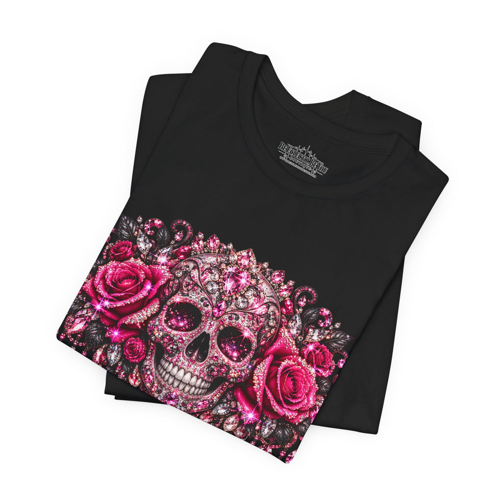 Sugar Skull Roses Gothic T-Shirt