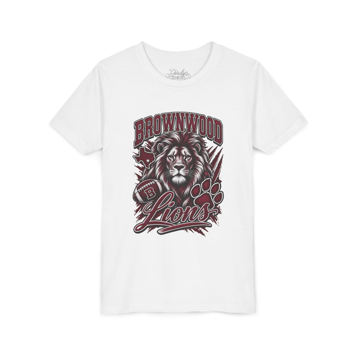 Brownwood Lions Youth Short Sleeve Tee
