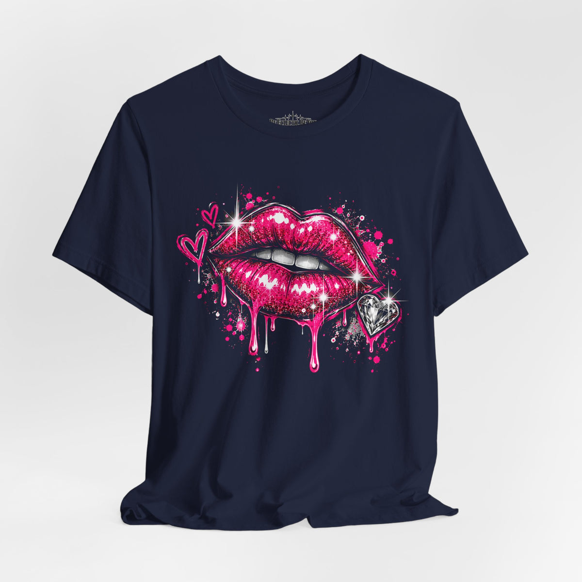 Kiss Lips Graphic Tee Sparkly