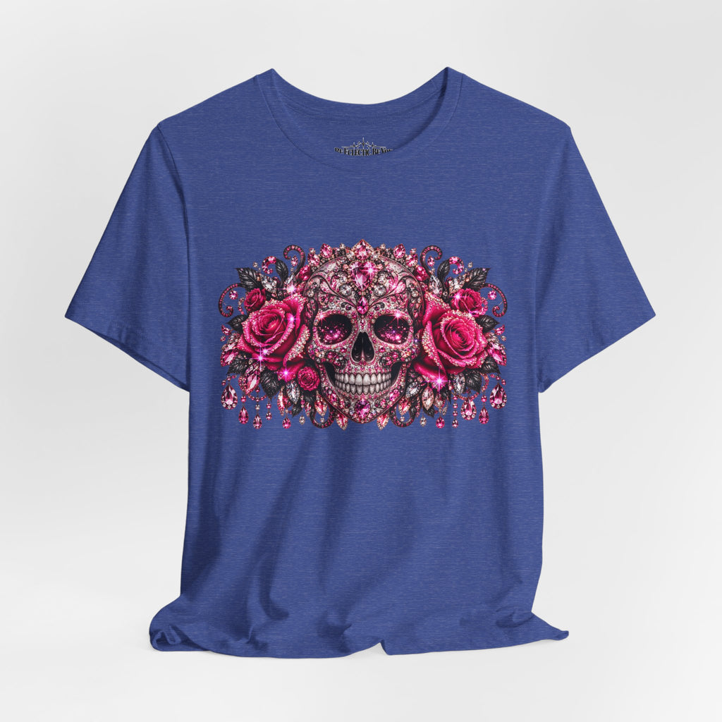 Sugar Skull Roses Gothic T-Shirt