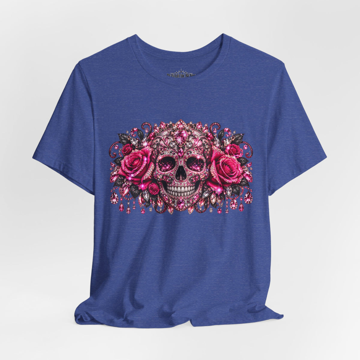 Sugar Skull Roses Gothic T-Shirt