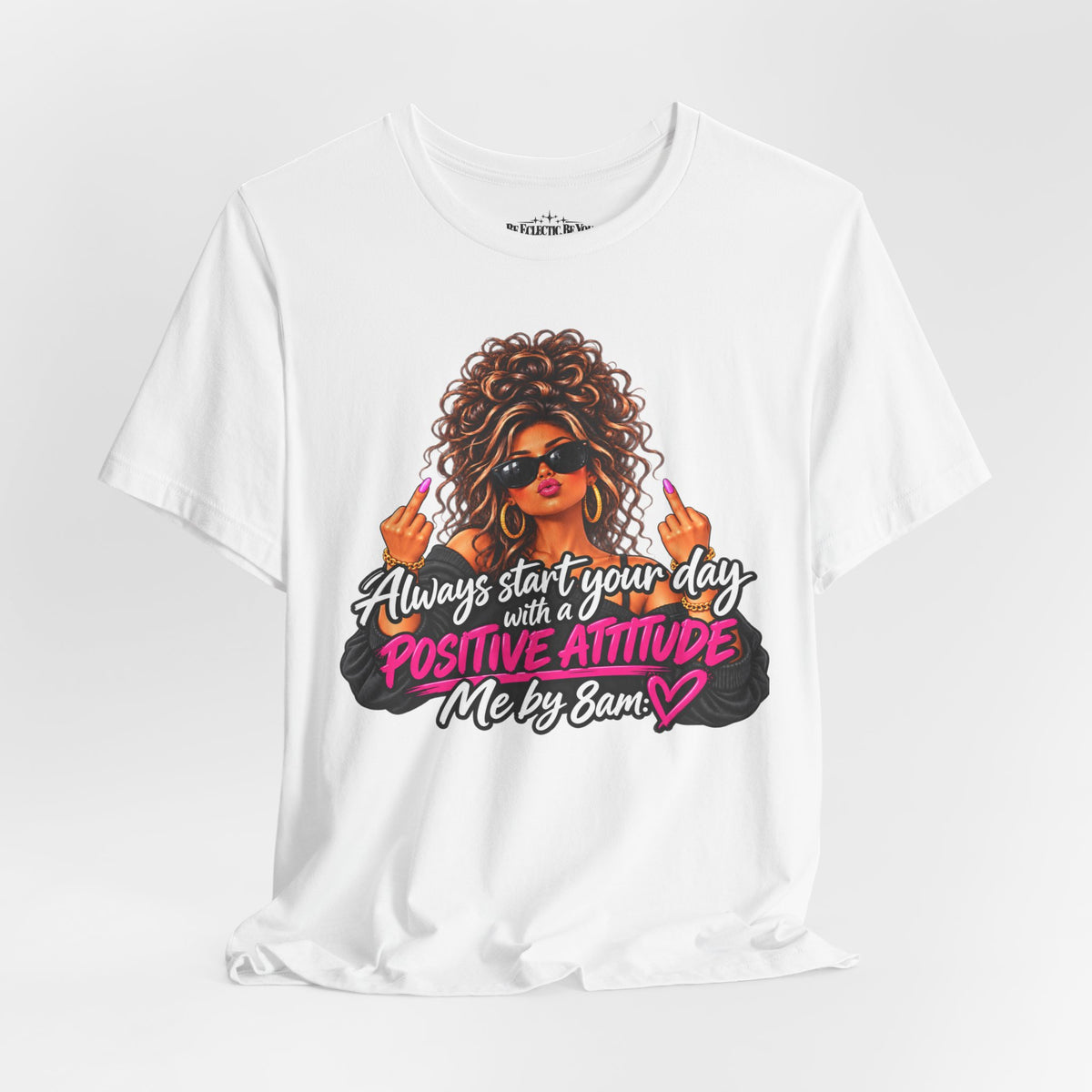 Positive Attitude Inspirational Women’s Graphic Tee
