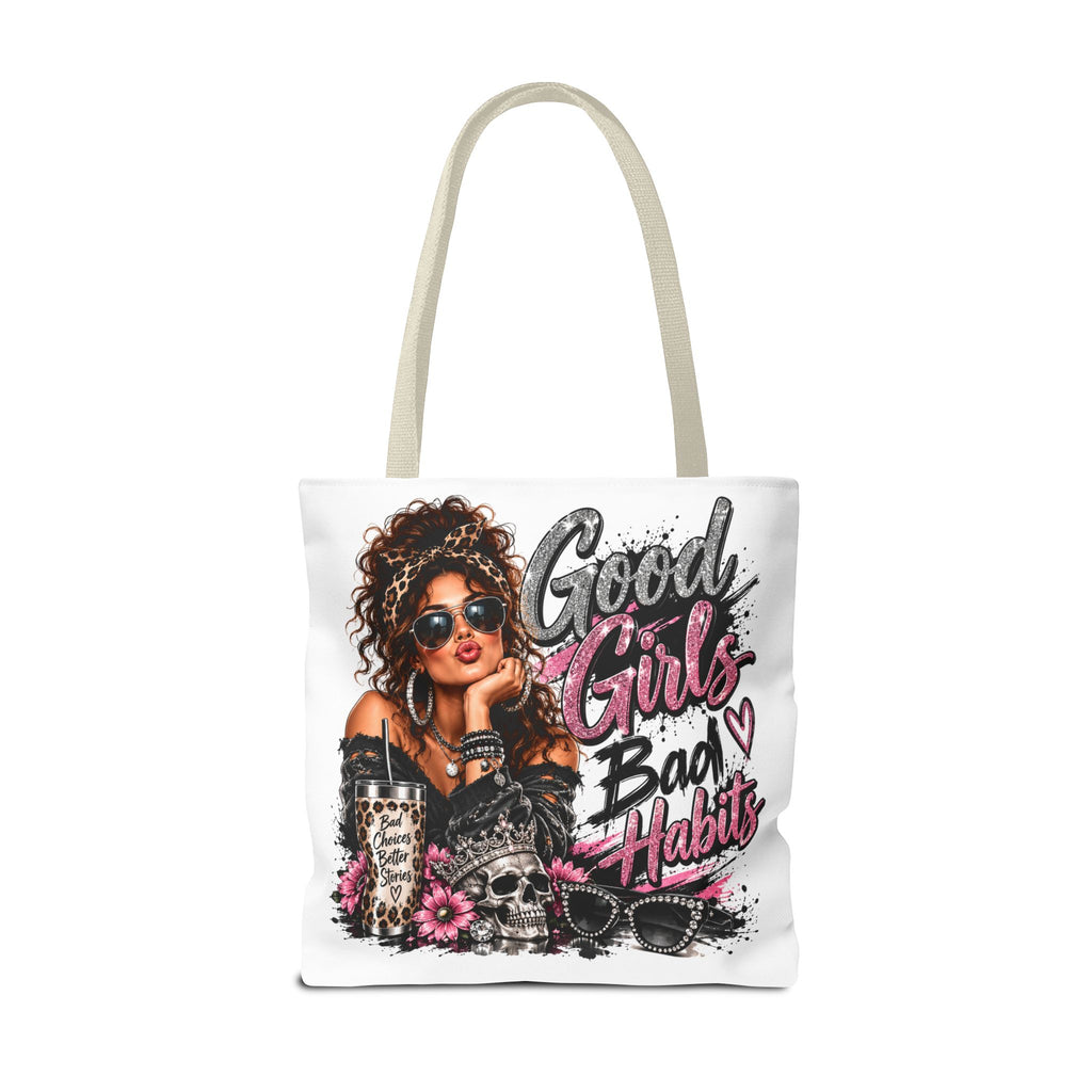 Good Girls Bad Habits Tote Bag — Fashionable Graphic Shopper