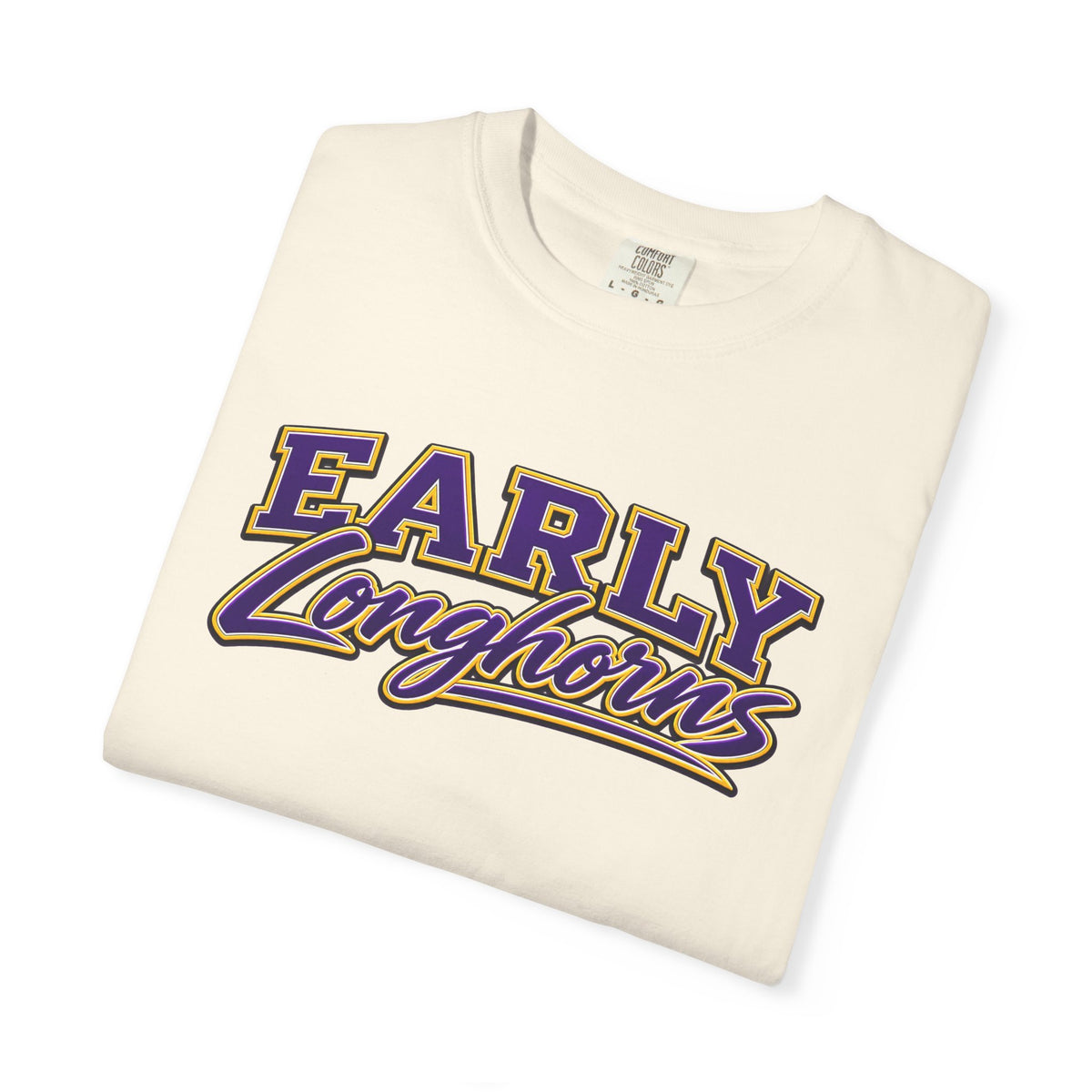 Early Longhorns T-Shirt — Family Football Back Design (EMAIL FOR A DESIGN THAT HAS YOUR NAME AND #)