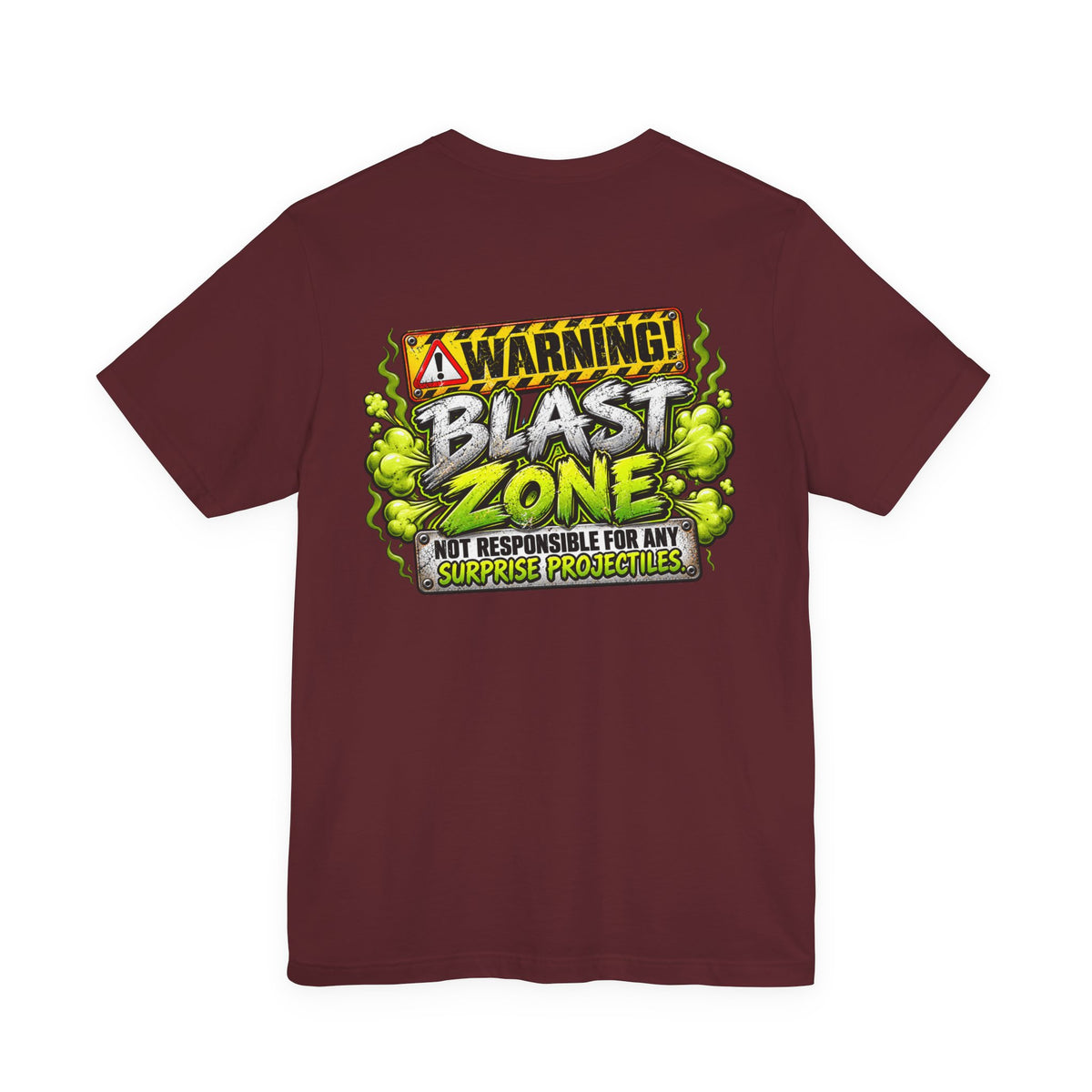 Blast Building Warning Zone Graphic Tee