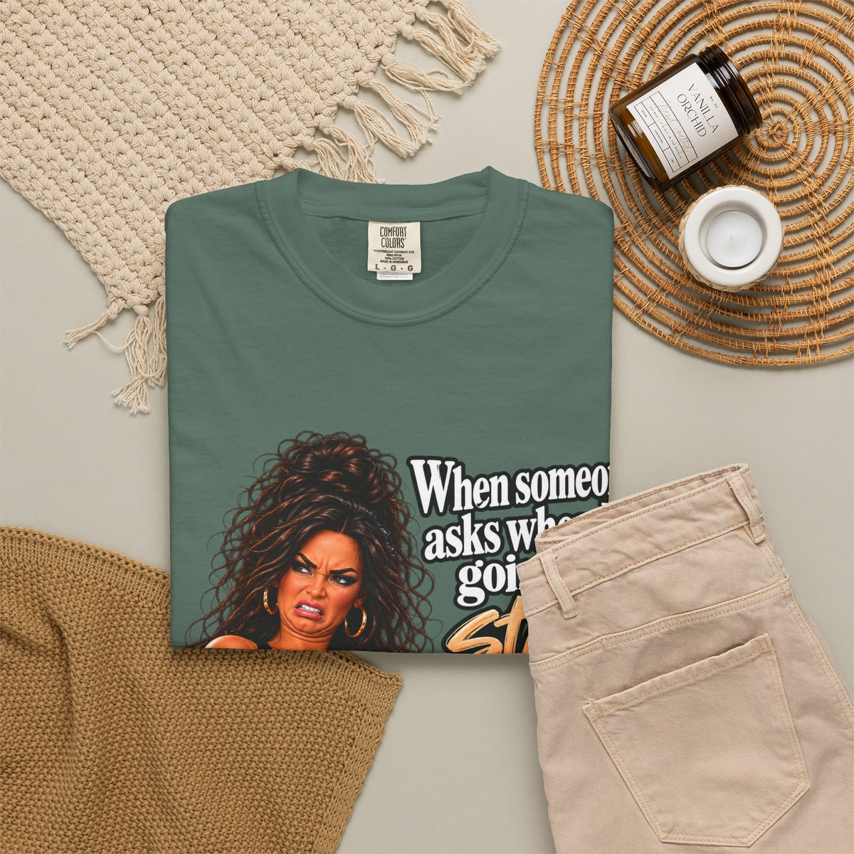 Graphic T-Shirt — "When someone asks when I’m going to start dating again" Retro Diva Tee