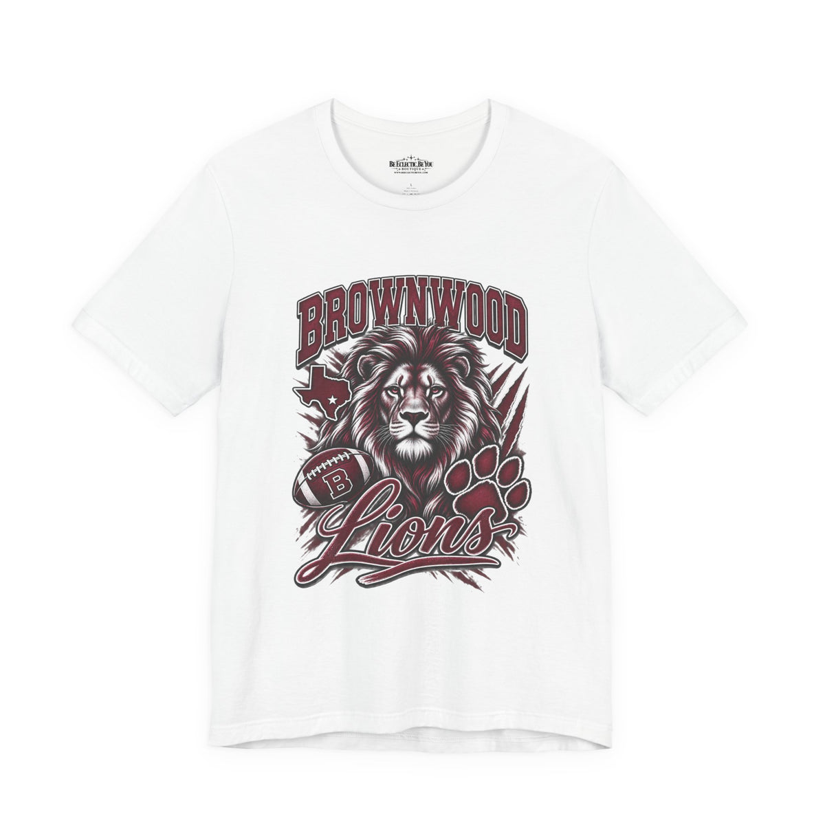Brownwood Lions Vintage Lion Graphic T-Shirt