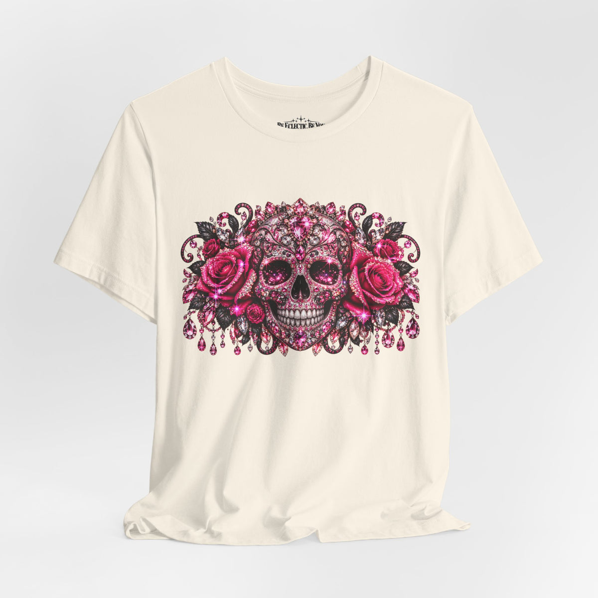 Sugar Skull Roses Gothic T-Shirt