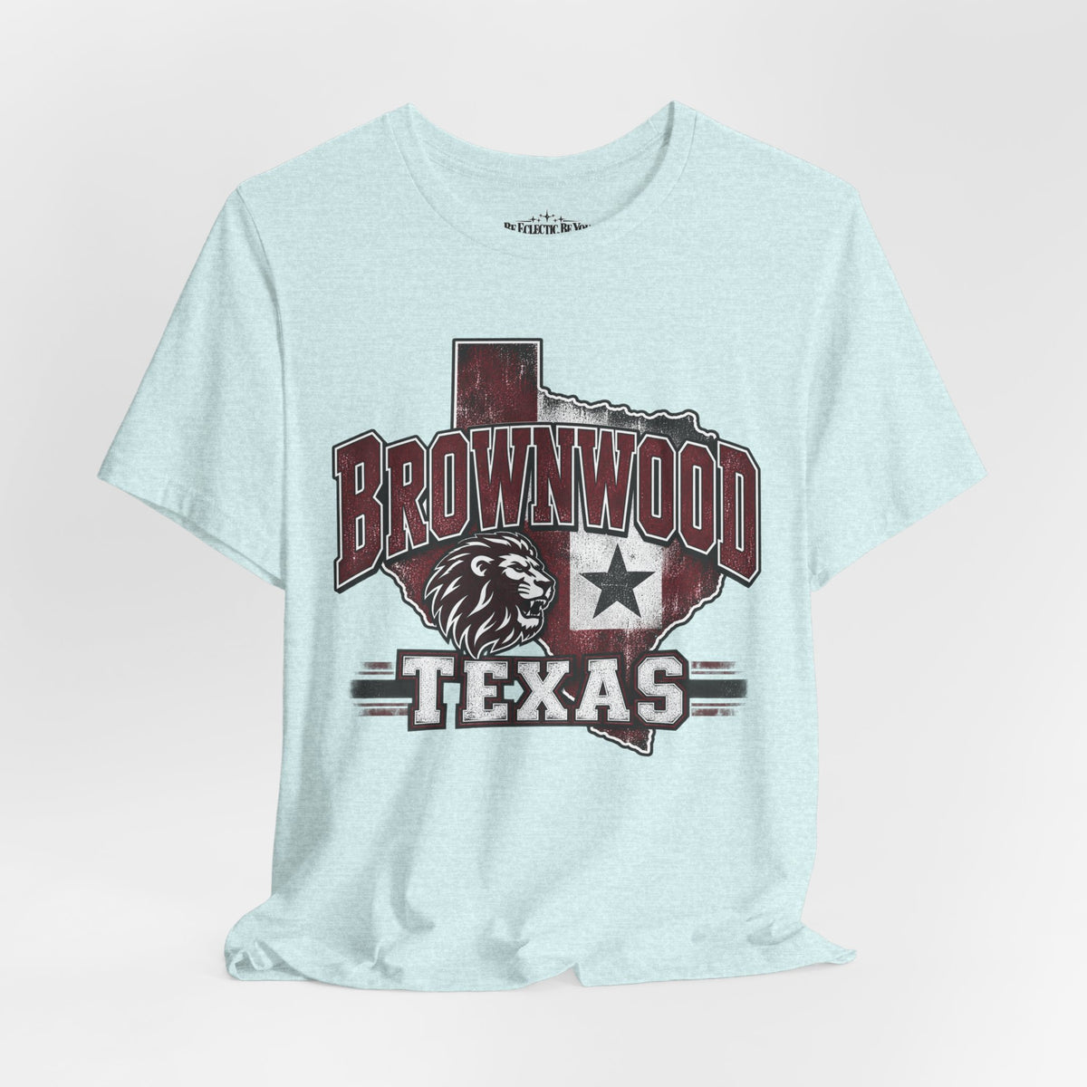 Brownwood Texas Lion Star Graphic T-Shirt