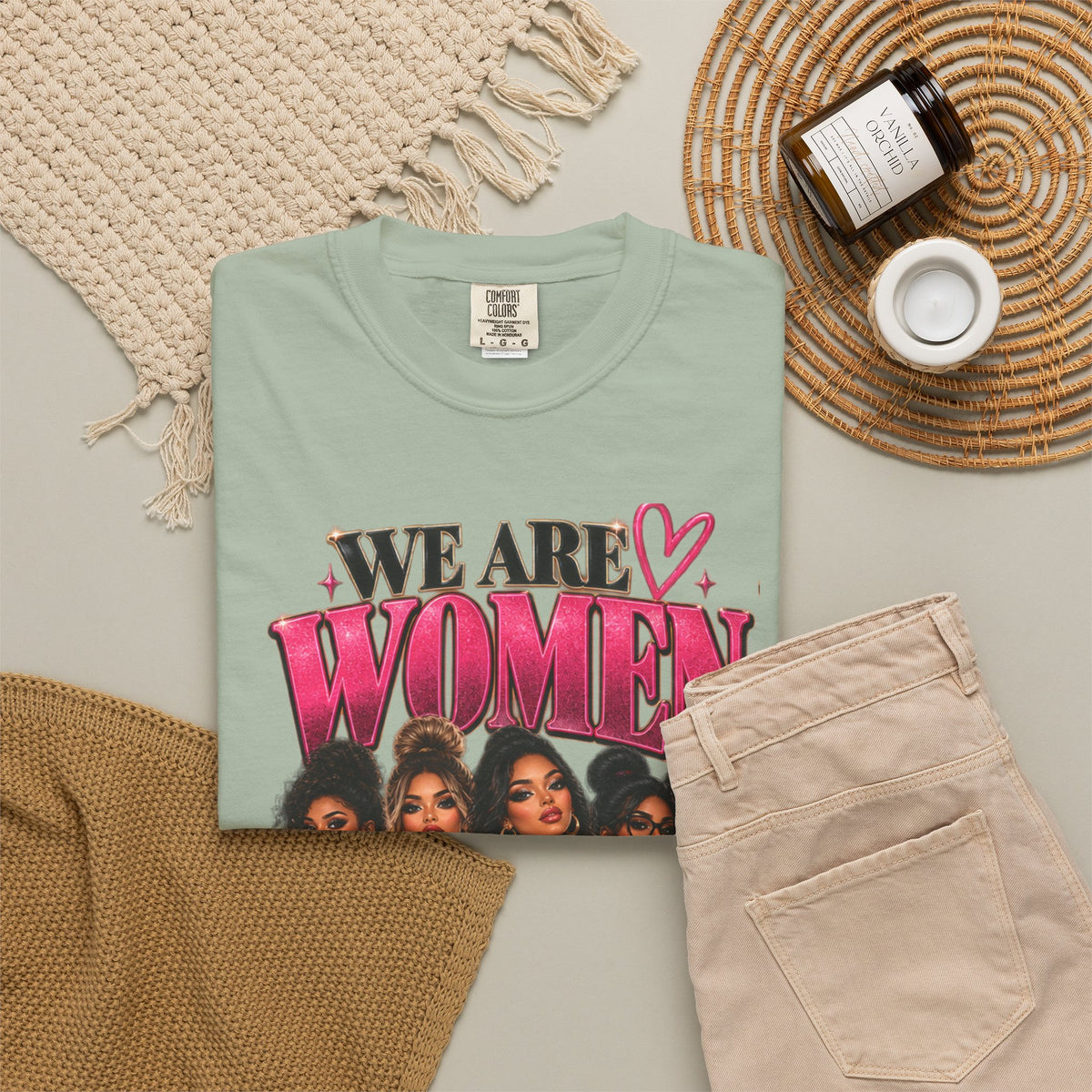 We Are Women Graphic T-Shirt — Empowering Female Nurses Design
