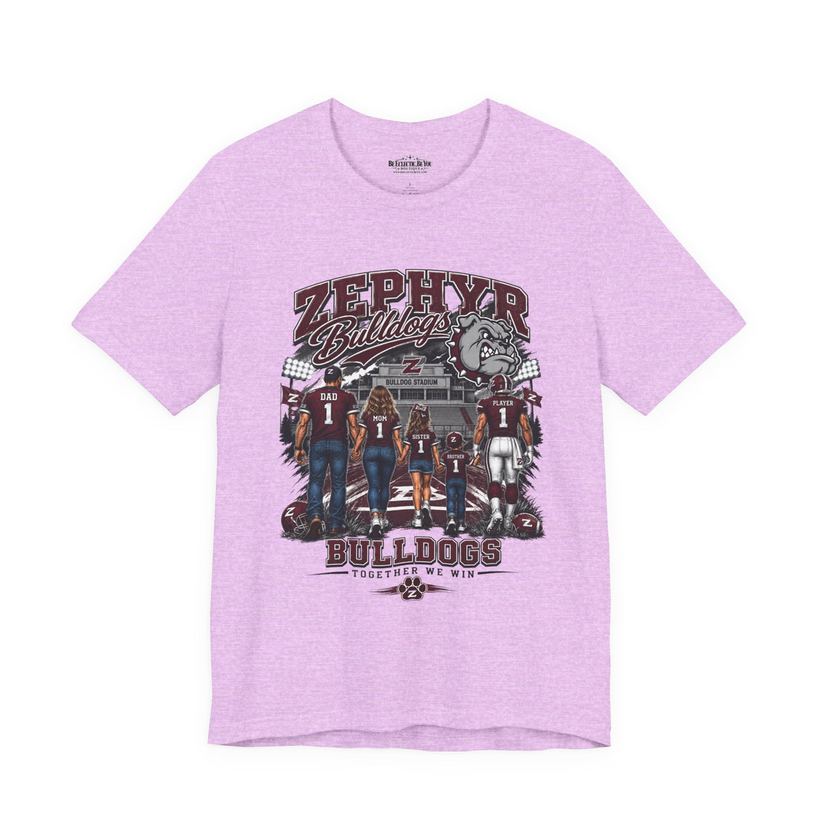 Zephyr Bulldogs Together We Rise Graphic T-Shirt