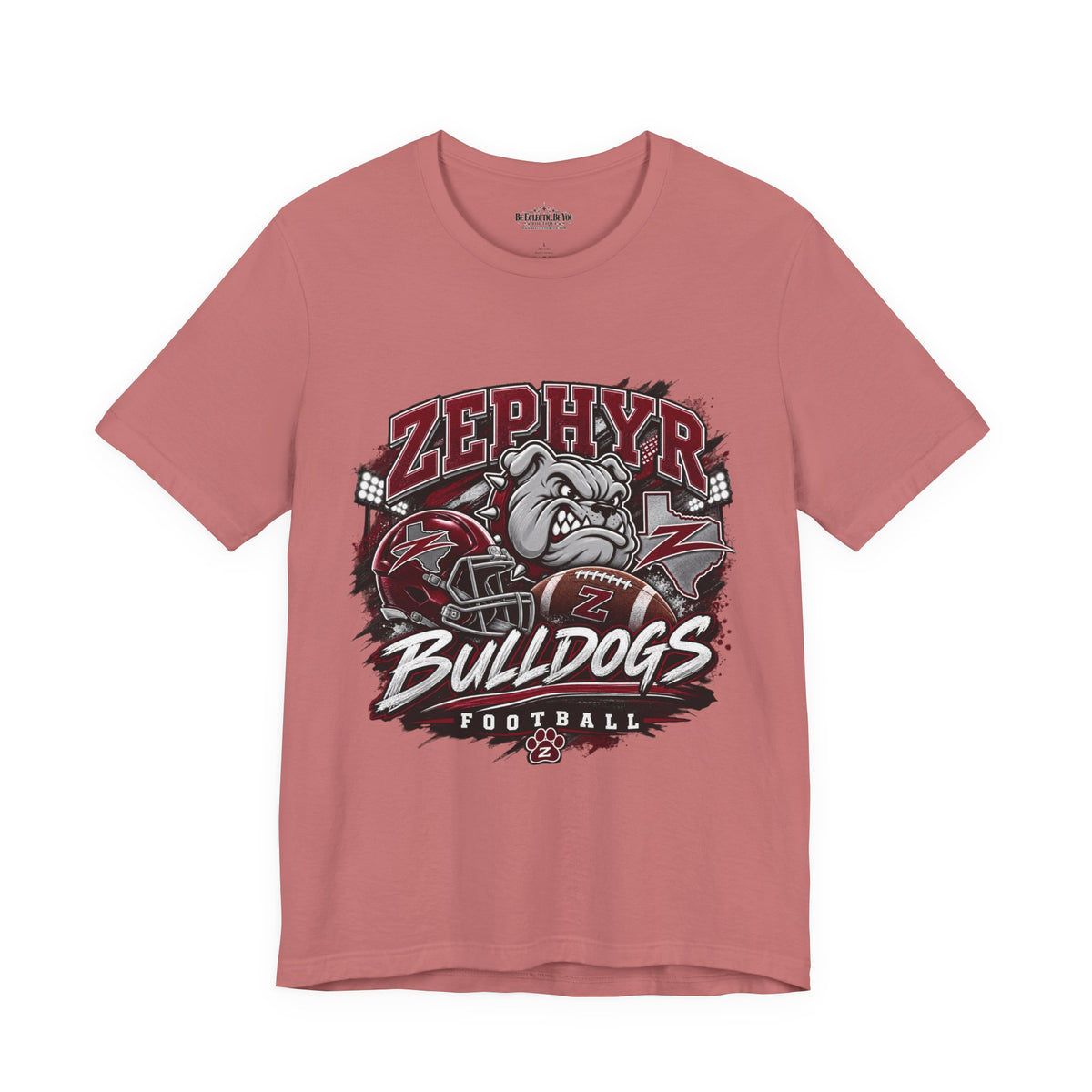 Zephyr Bulldogs Football Graphic Tee