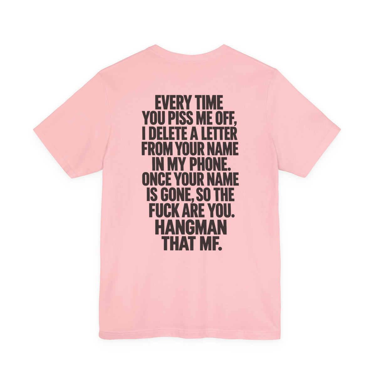 Hangman “F_C_ _FF” Graphic T-Shirt