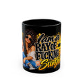 I Am a Ray of Fucking Sunshine Black Mug — Funny Attitude Coffee Cup