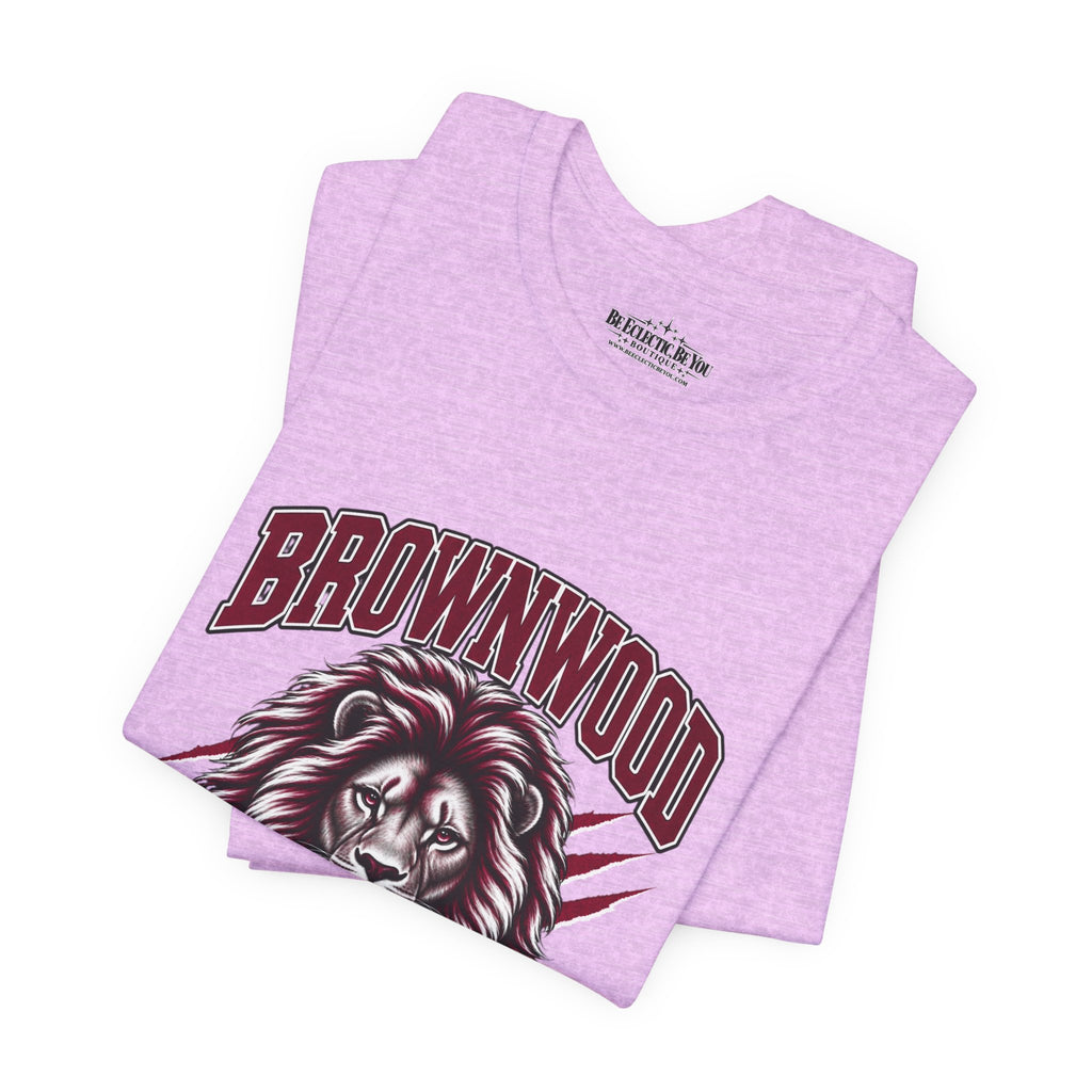 Brownwood Lions Mascot Graphic T-Shirt