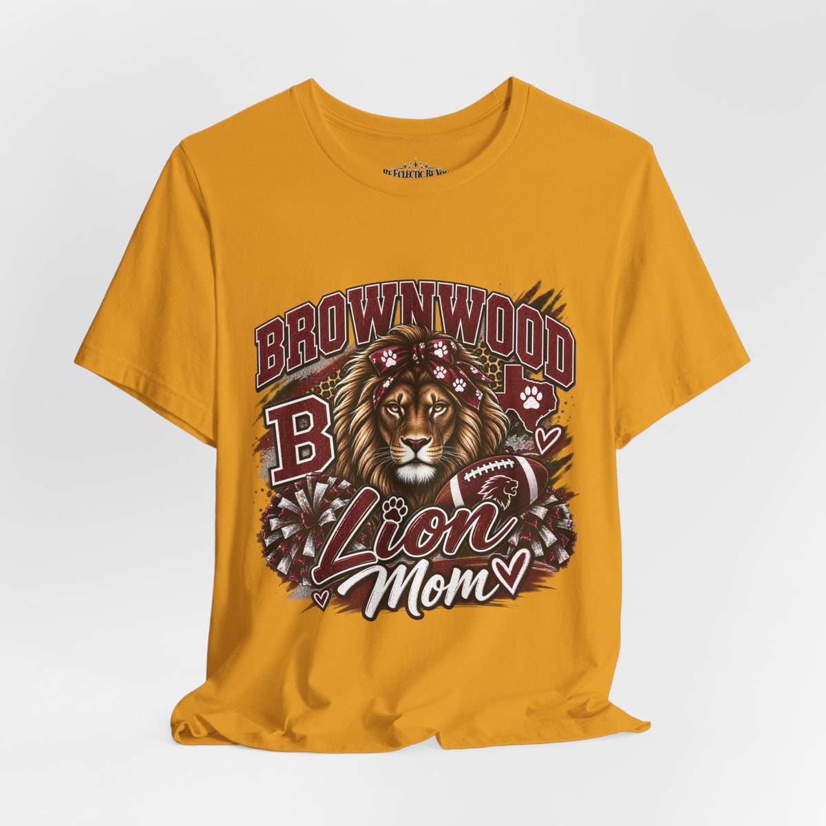 Brownwood B Lion Mom Graphic Tee