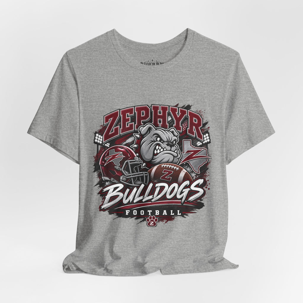 Zephyr Bulldogs Football Graphic Tee