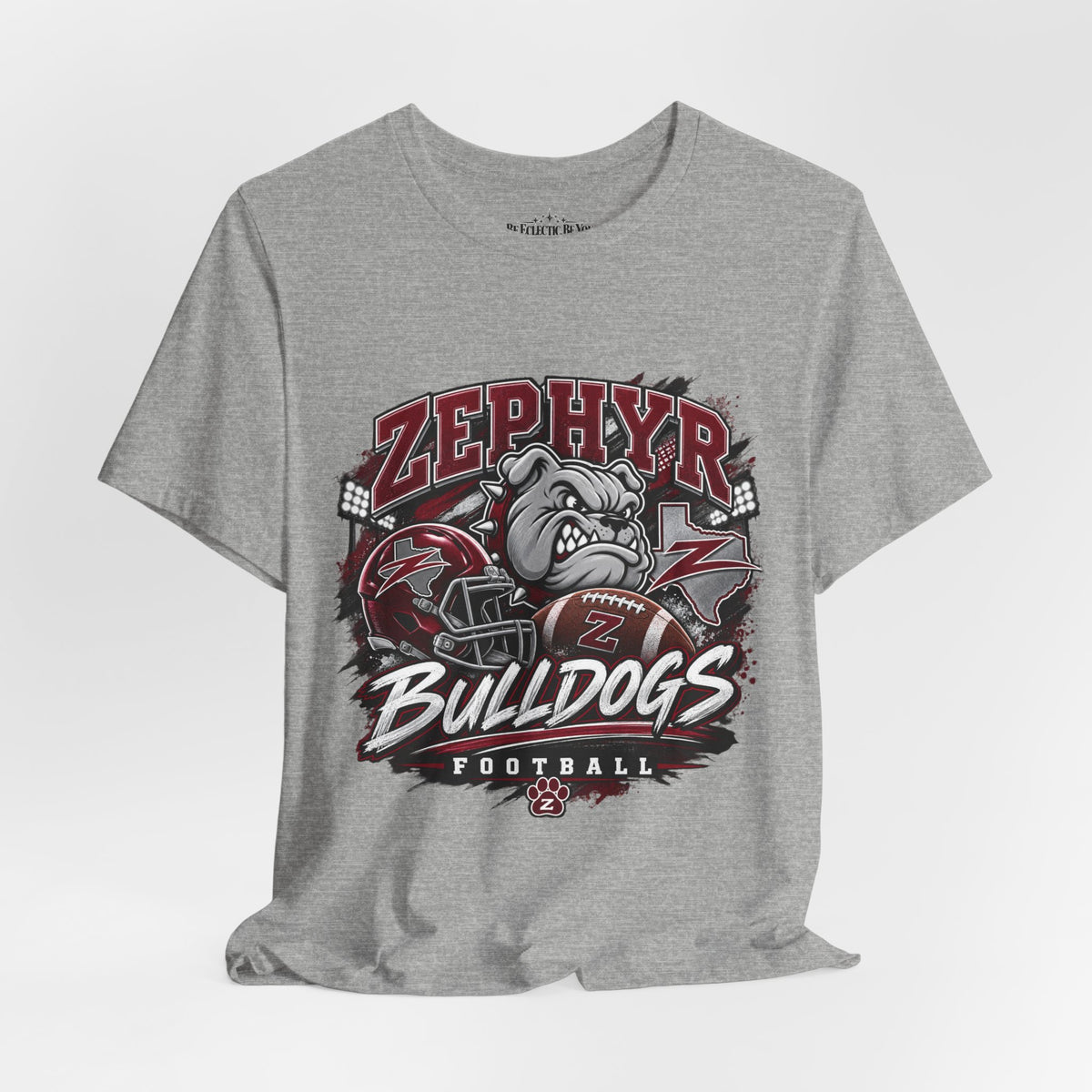 Zephyr Bulldogs Football Graphic Tee