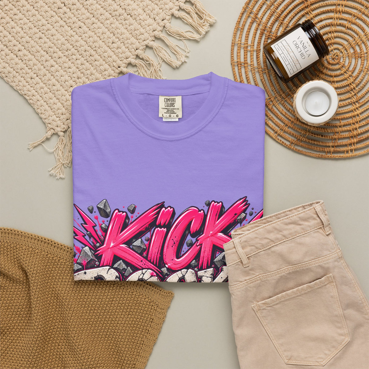 Kick Rocks Graphic T-Shirt — Bold Retro Streetwear Tee