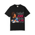 Graphic Tee — "I Would Walk Through Fire for You But I Don't Have The Shoes" Girl Illustration