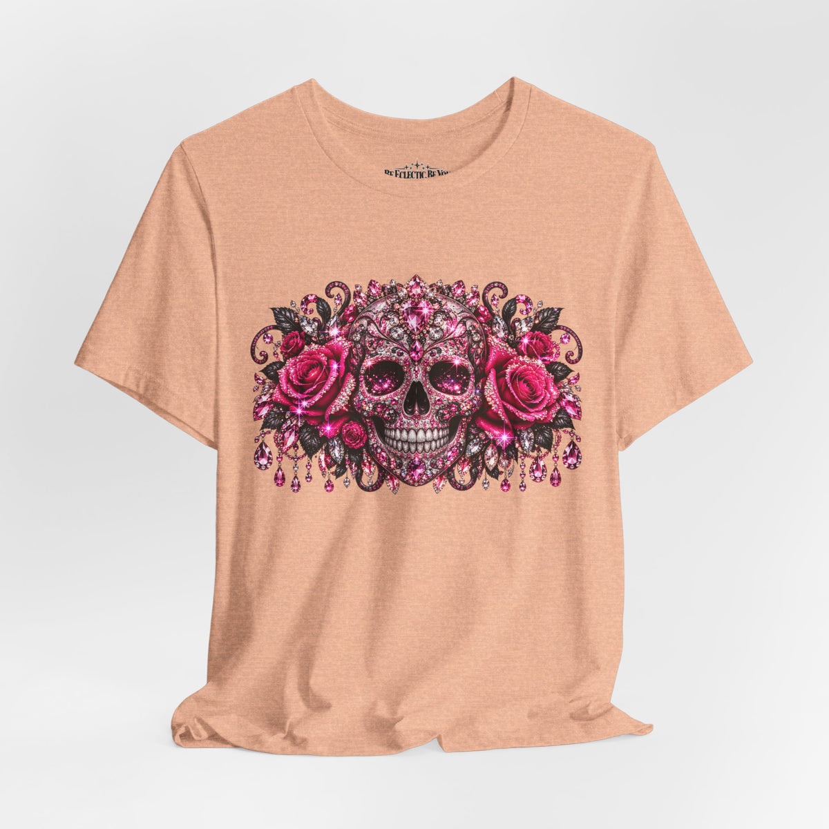 Sugar Skull Roses Gothic T-Shirt