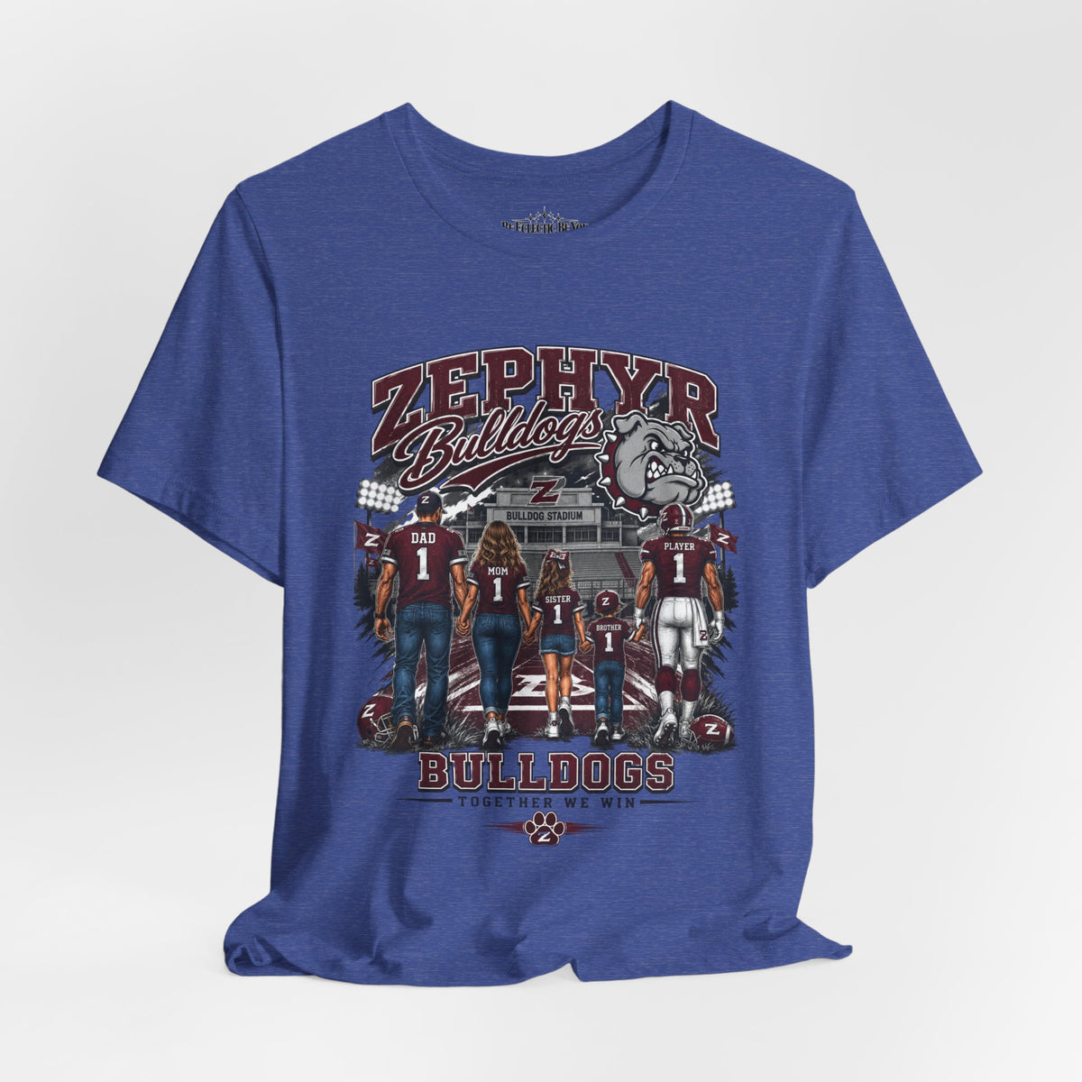 Zephyr Bulldogs Together We Rise Graphic T-Shirt