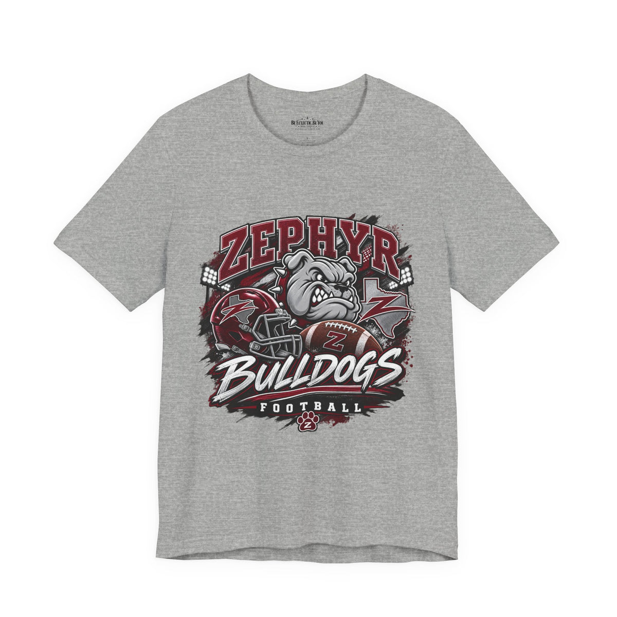 Zephyr Bulldogs Football Graphic Tee