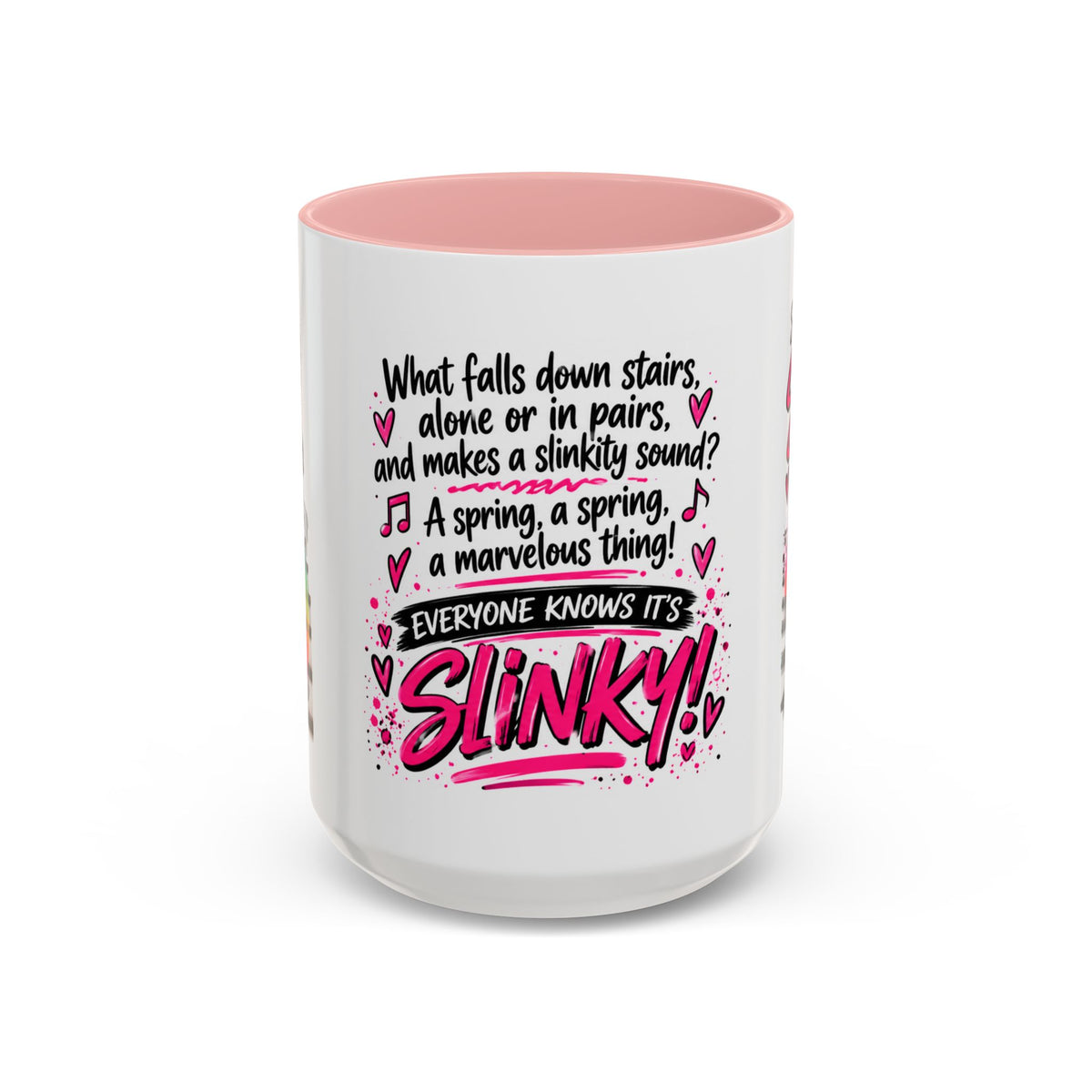 Slinky Coffee Mug — Funny Retro Toy Quote Accent Mug (11/15 oz)