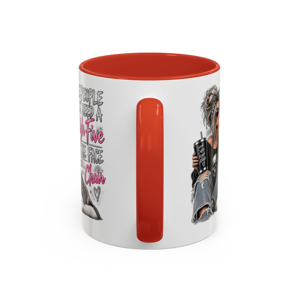 “Some People Just Need a High Five” Mug