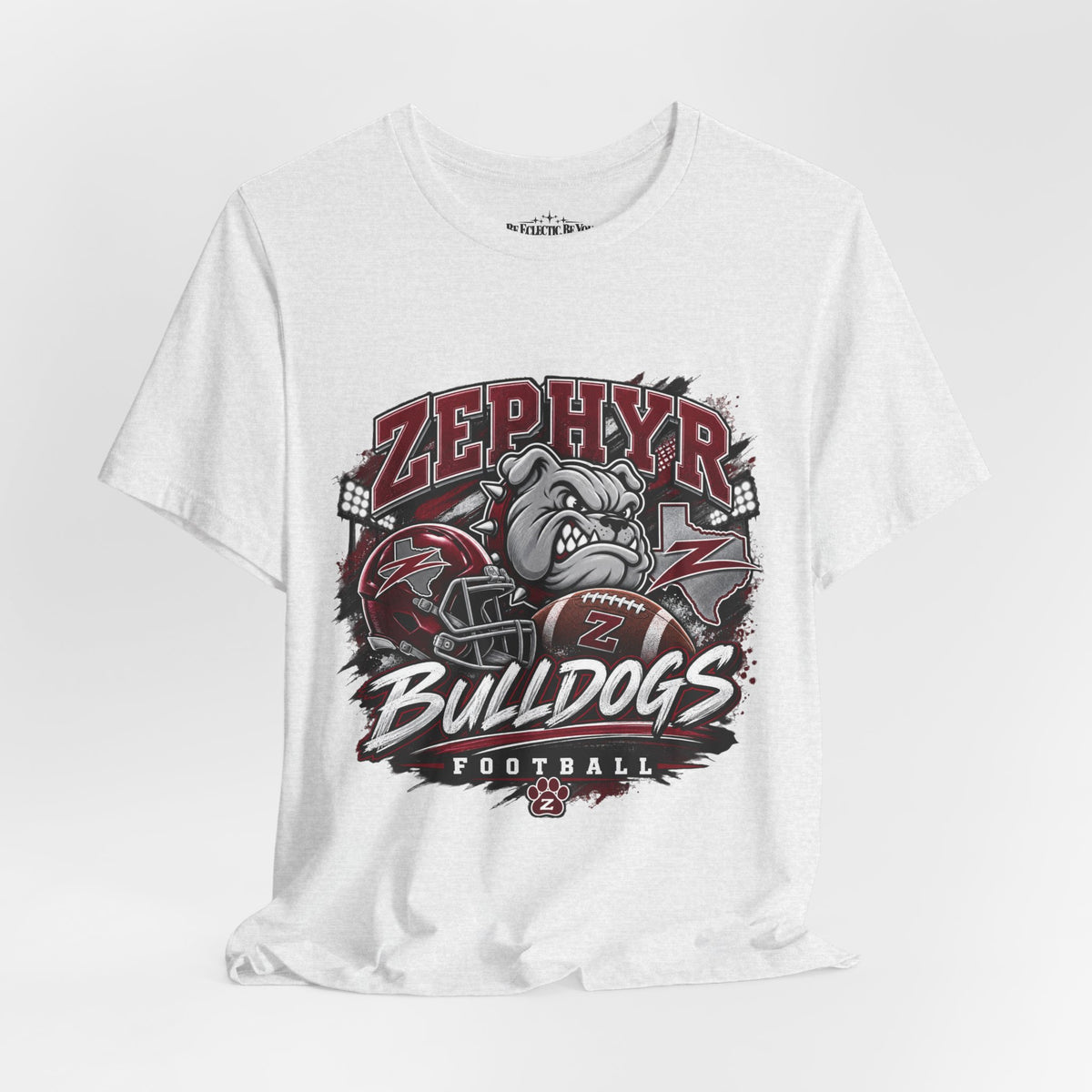 Zephyr Bulldogs Football Graphic Tee