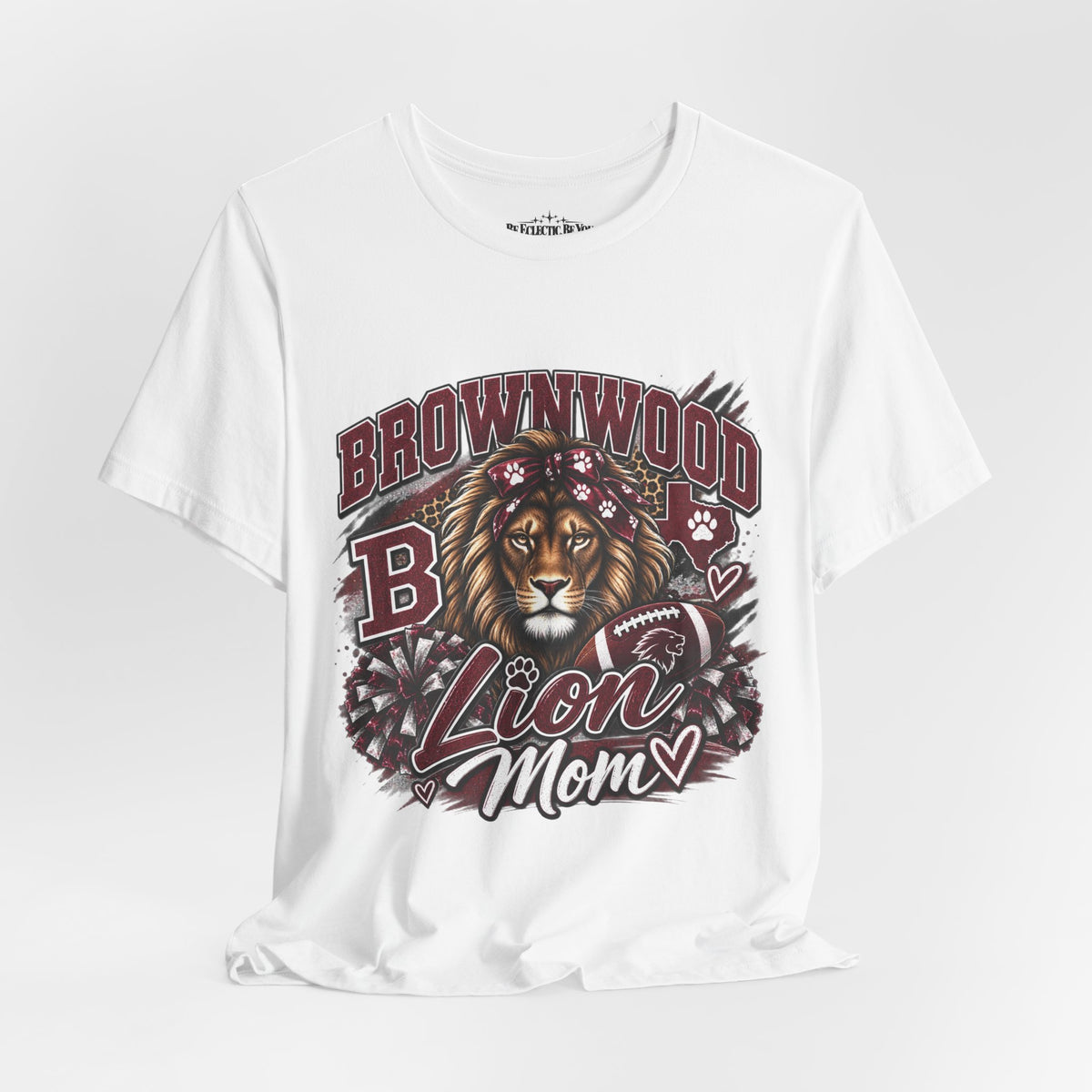 Brownwood B Lion Mom Graphic Tee