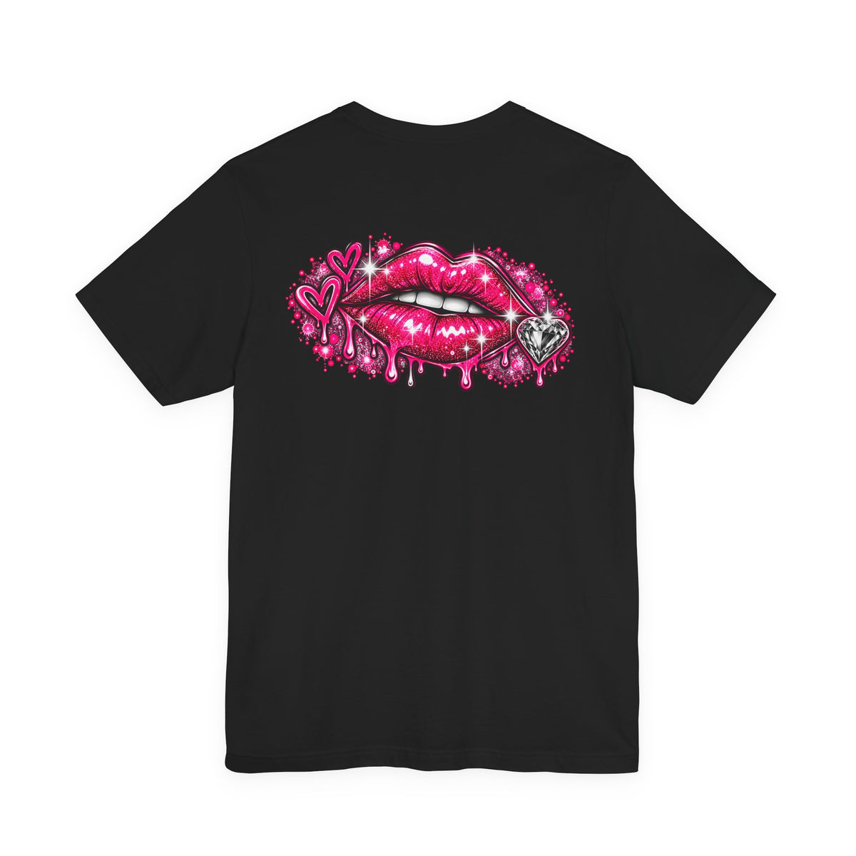 Sparkly Pink Lips Graphic Tee