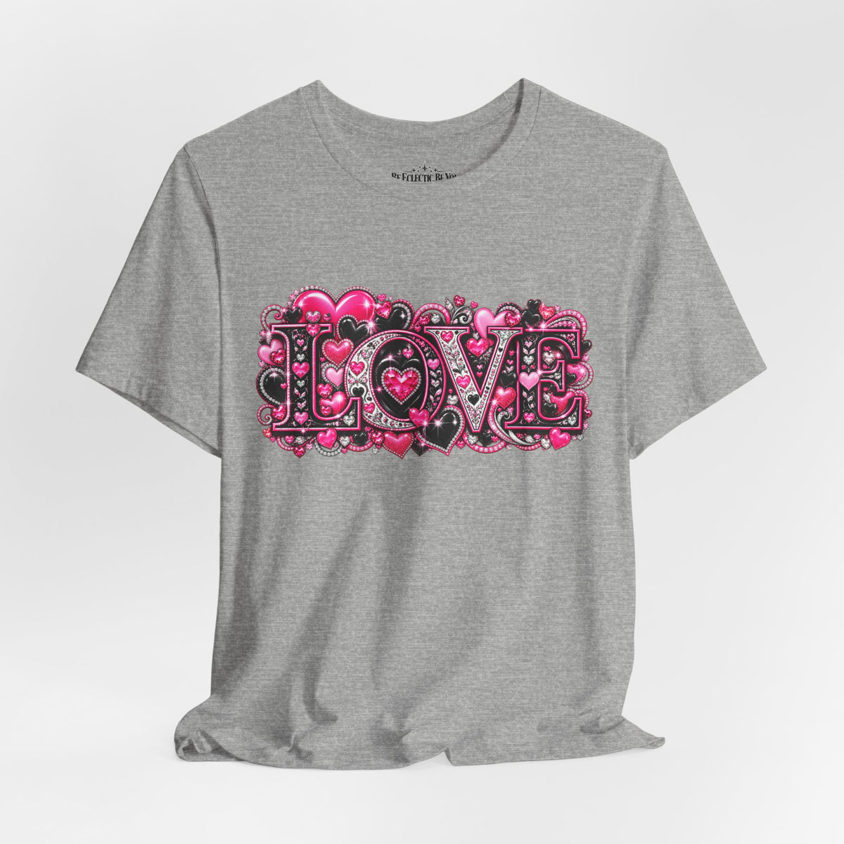 Love Graphic T-Shirt – Romantic Pink Valentine’s Day Tee