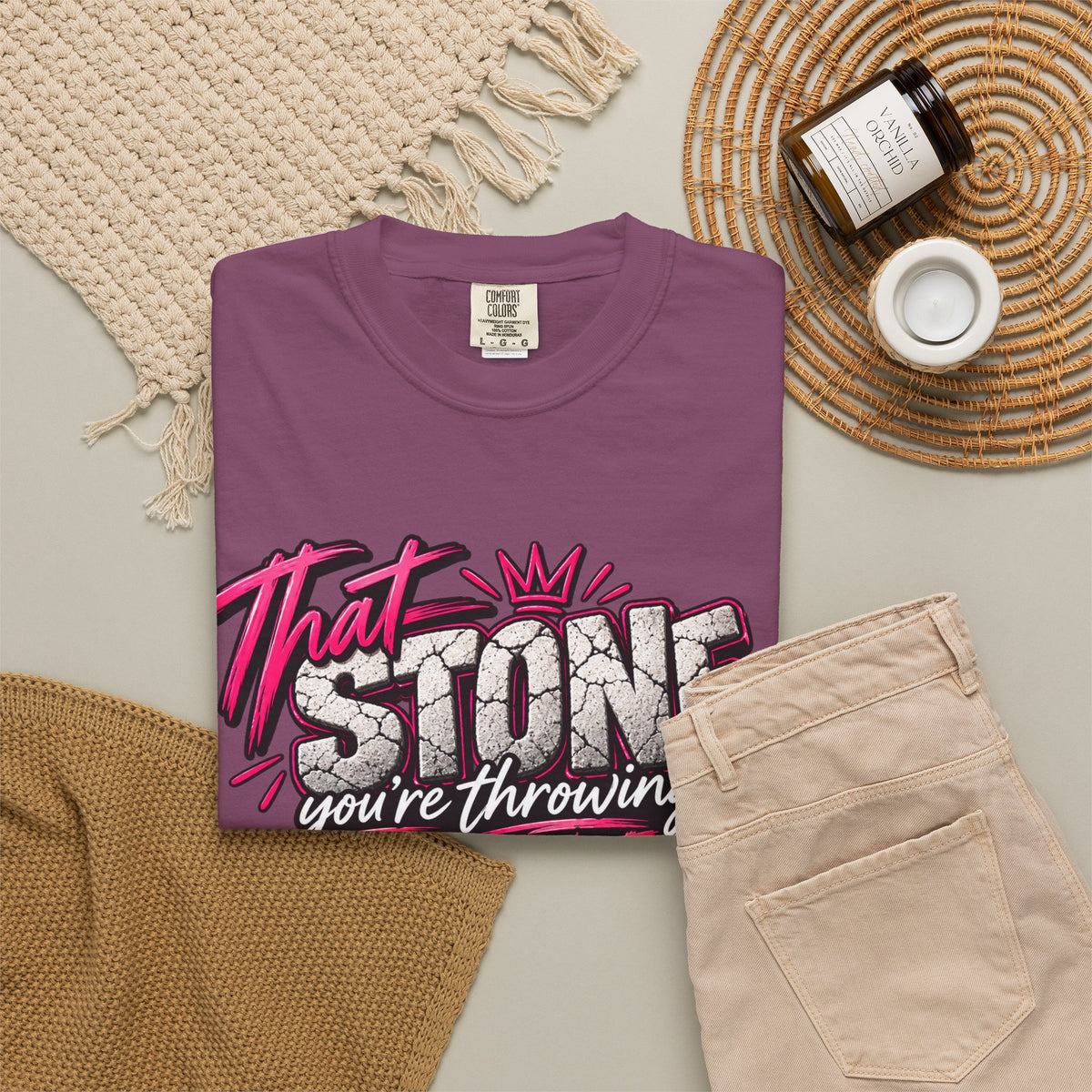 That Stone You're Throwing Tee — Funny Personalized Brick Quote T-Shirt